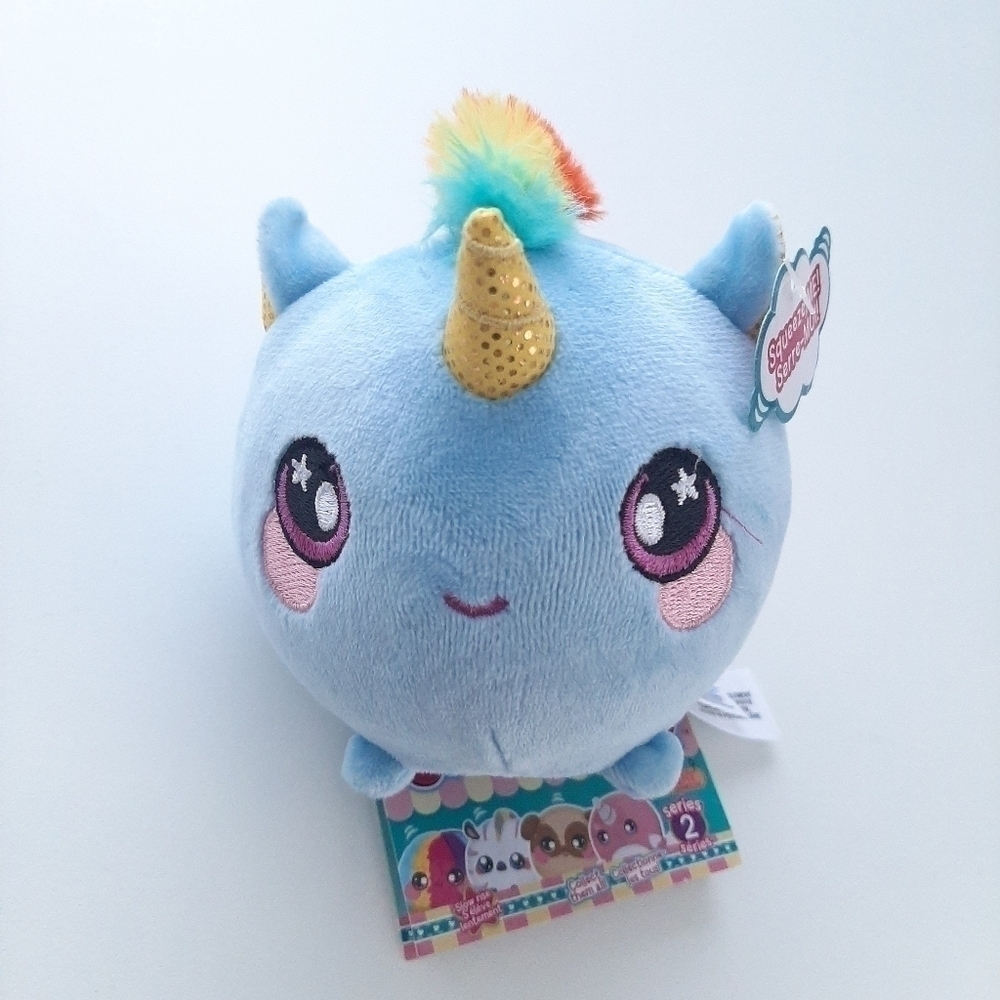 NWT Squeezamals Beatrice the Unicorn 4"